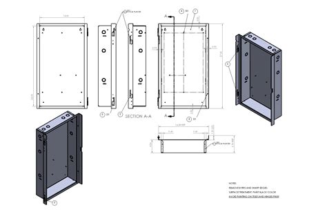 sheet metal drawing examples|sheet metal layout drawings.